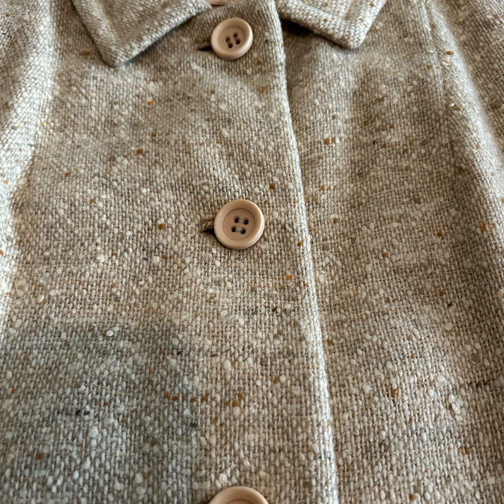 Pendleton Speckled Tan Wool Coat - image 4
